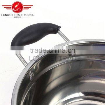 Special Design Economics Price Double Handle Stainless Steel Milk Cooking Pot photo-5