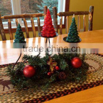 Christmas tree candles 100% beeswax