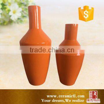 Modern Decorative Blue Glass Vase Ceramic Flower Vase photo-2