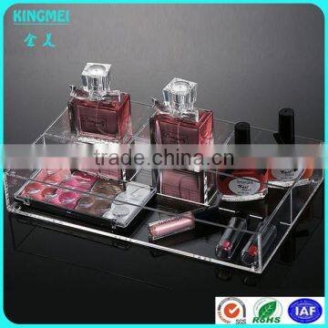 Factory Wholesale Glam Clear Acrylic 10 Hole Lipstick Case Holder photo-2