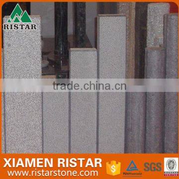 Padang dark G654 natural granite stone palisade fence with different surface