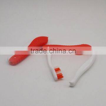 Yangzhou Oral Health Products Dental Folding Hot Selling Travel Toothbrush photo-4