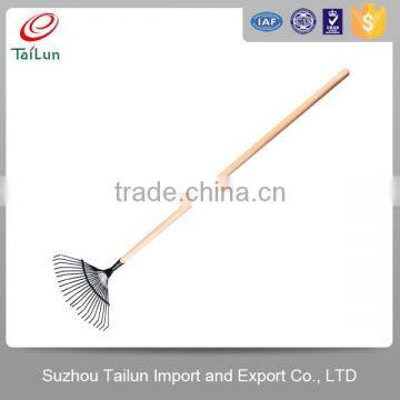 High Quality 22 Tines Plastic Coated A3 Steel Garden Handle Rake photo-4