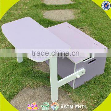 Wholesale Baby Wooden Storage Box Chair Cheap Kids Wooden Storage Box Chair Popular Children Wooden Storage Box W08G017A photo-4