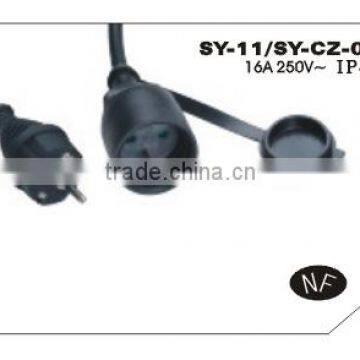 IP44/250V waterproof outdoor extension cord