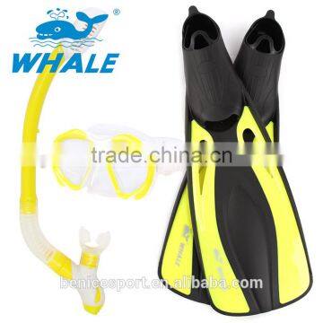 10%OFF Panoramic Wide View Mask Dry Snorkel Fin Set photo-4