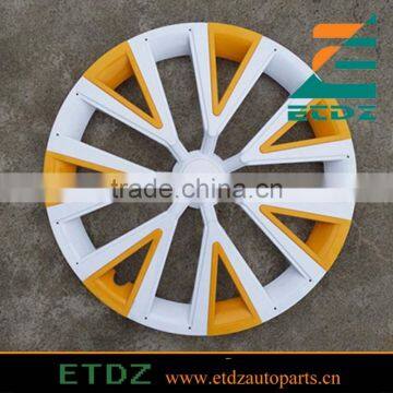 ABS High Quality 14inch WHITE/YELLOW Wheel Cover Color Car Wheel Cap