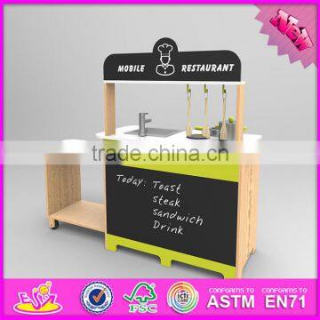 2016 New Design Home Play Wooden Play Kitchens for Toddlers W10C249 photo-4