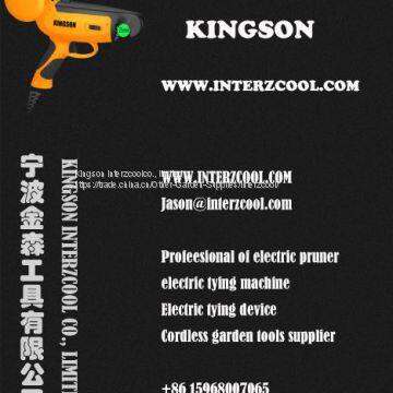 Kingson Interzcool CE Electric Vine Tying Machine .Electric Tying Device ,Electric Tapener Machine photo-3