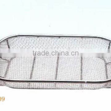 QC109 stainless steel grill basket BBQ tool kitcen food basket