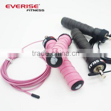 High Speed Ball Bearing Jump Rope With Anti Slip Handles Wrapped With Tennis Tapes photo-4