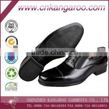 Black Rubber Outsole Business Dress Men Shoes