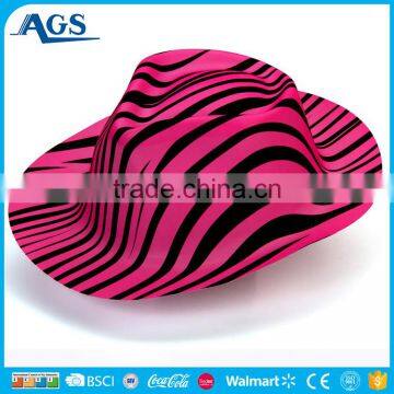 Popular Zebra-striped Wholesale Hat Supplies