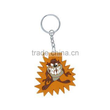 Promotional custom 3D soft PVC keychain,rubber keychain,silicone keyrings