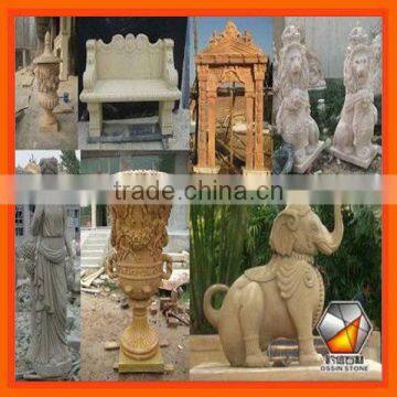 Hand Carved Nature Stone Animal Statues