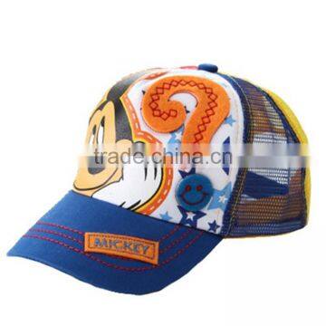 Children Mouse Cartoons Print Trucker Hat Kid Baseball Mesh Cap photo-3