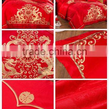 Jacquard Satin Cotton Bedding Set Bedding Sets for Wedding photo-4