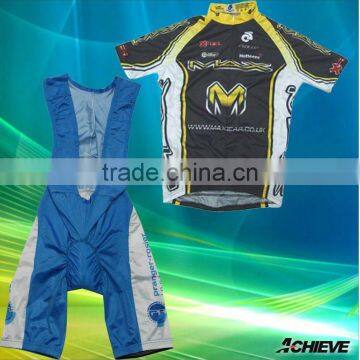 customize design lycra cycling bib shorts with pad