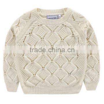 Baby Boy Rhombus Sweater Designs Pullover Thick Cardigan for 2 to 7 Years Old Boy photo-3