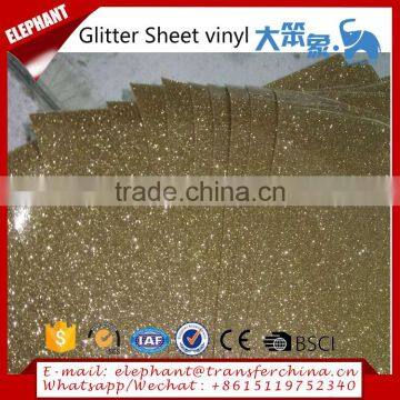 Glitter sheets heat transfer vinyl no rolls for garment, sports