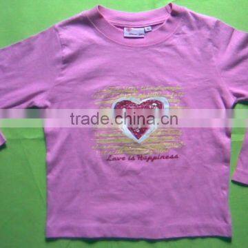 girl's T-Shirts// long sleeve cute printed
