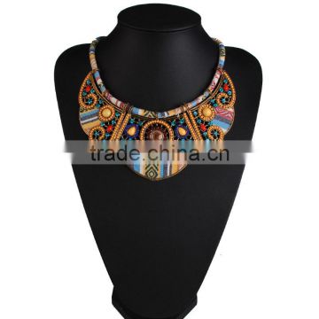 New design vintage indian multicolor seed beads necklace