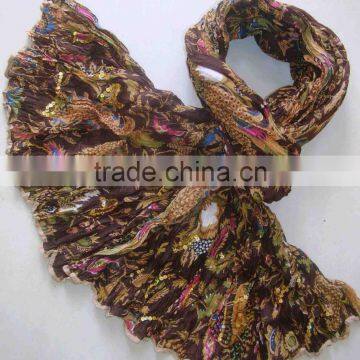Cotton Crinkled Scarves photo-3
