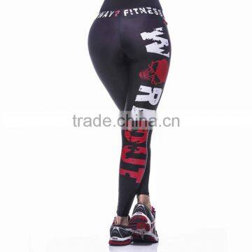 OEM Fully Sublimation Printing Fashion Quick Dry Workout Womens Yoga Pants photo-4