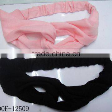 Fashion popular bow hot jersey cotton lady turban latest headband