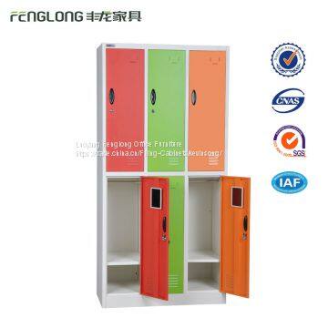 School Student Changing Room 6 Door Metal Storage Lockers photo-4