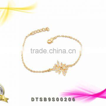 Womens Latest Design Collection of CZ stud Gold Plated Bracelets