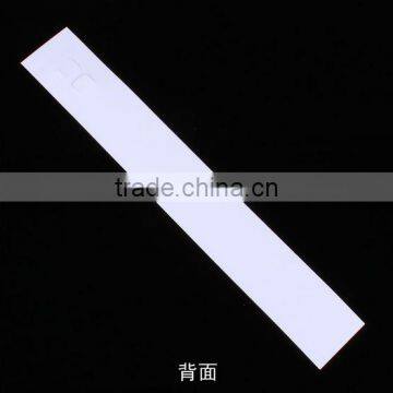 2016 White Long Paper Jewelry Pack Cards Custom Logo Necklace Display Jewelry Cards