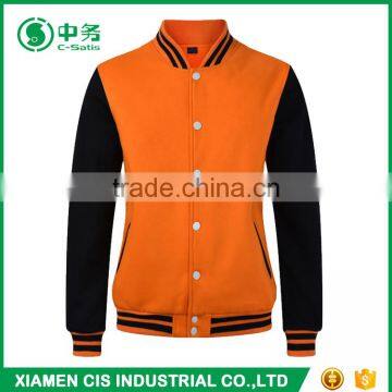 Top Fashion Custom Made Slim Fit Korean Style Royal Blue Mens School Varsity Jacket photo-2
