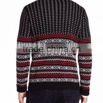 Men Black Sweater Polar Bear Pattern Christmas Sweater Wholesaler photo-2