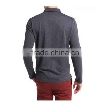 2017 New Design Polo Shirt Long Sleeve Polo Shirts Design for Men photo-3