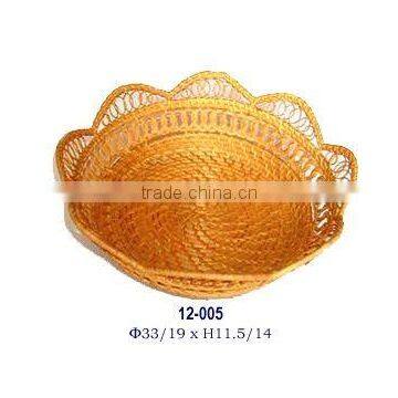 Rattan fruit basket