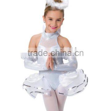 New arrival white and lace girl's princess kids ballet tutu