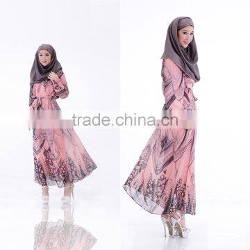 2017 High Quality Newest Design Fashion Women Dubai Abaya Muslim Dress Manufacture Stock and OEM photo-3