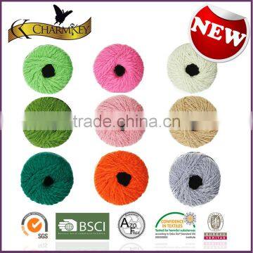 Charmkey Fancy Knitting Yarn Natural Fiber Yarn Cotton Yarn for Sweaters photo-5