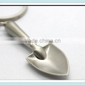 Novelty Mini Shovel Keychains Metal Spade Keyrings photo-2