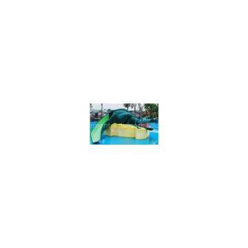 Crocodile Shape Fiberglass Durable Water Park Playground Equipment For Kids Fun