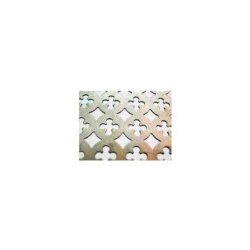 Ornamental Decorative Perforated Metal Screen,Special Perforations Embossed Plates