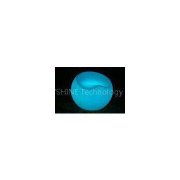 Color  Changing Plastic LED Glow Furniture For Club , Indoor LED Bar Chair