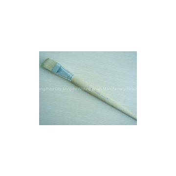 Bristle Hair Flat Water Color Artist Paint Brush With Wooden Handle(585)