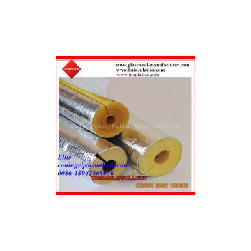 Pipe insulation fiberglass,glass wool tube for pipeline insulation