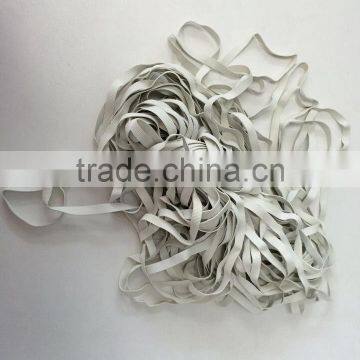 Textured natural rubber elastic tape used for swimwear