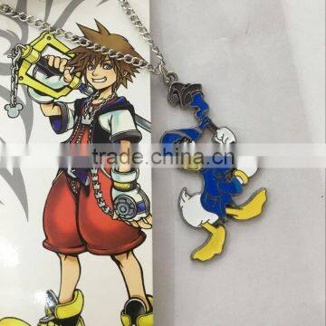 Hot Game Kingdom Hearts Cartoon Figure Pendant Necklace Wholesale Anime Necklace Fashion Jewelry Hot Sale