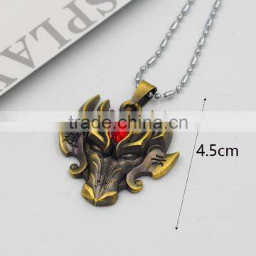 2017 Hot Game King Glory Pendant Necklace Wholesale Fashion Jewelry Anime Necklace