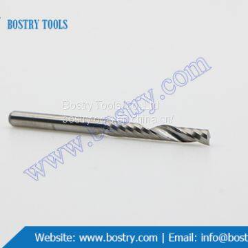 Solid Carbide Single Flute Spiral End Mill Milling Cutter Wood Plastic Cnc Router Bits Cnc Tool Bits photo-2