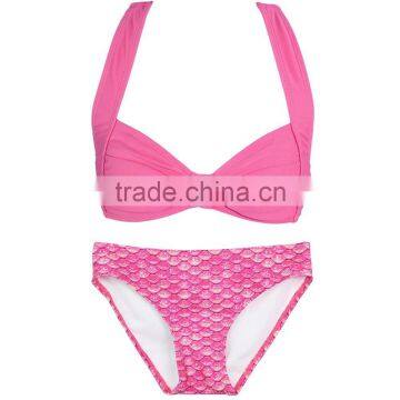 Kids and Adult Shell Beachwear Mermaid Scales Bikini